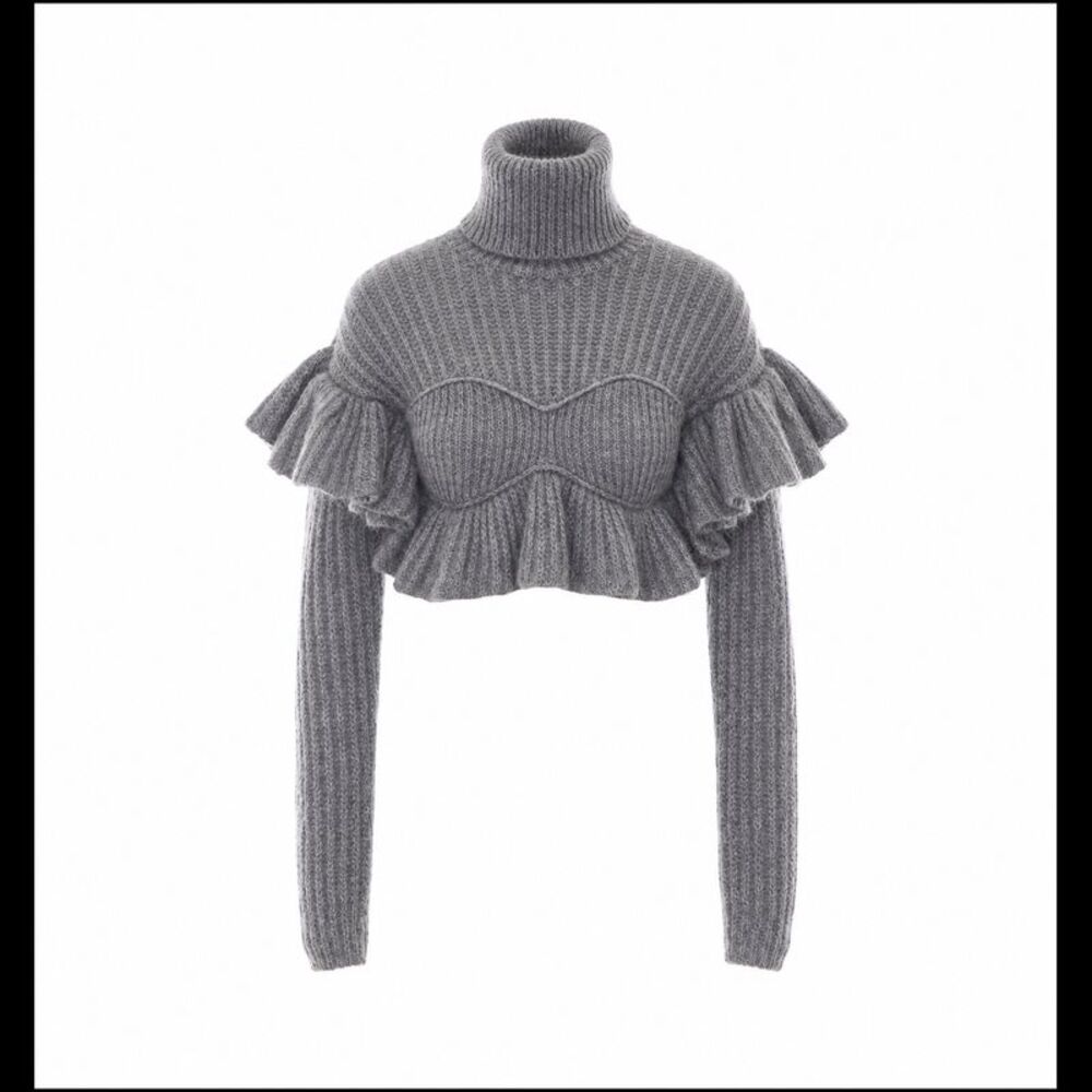 Elisabetta Franchi Women Ruched Knitted Sweater